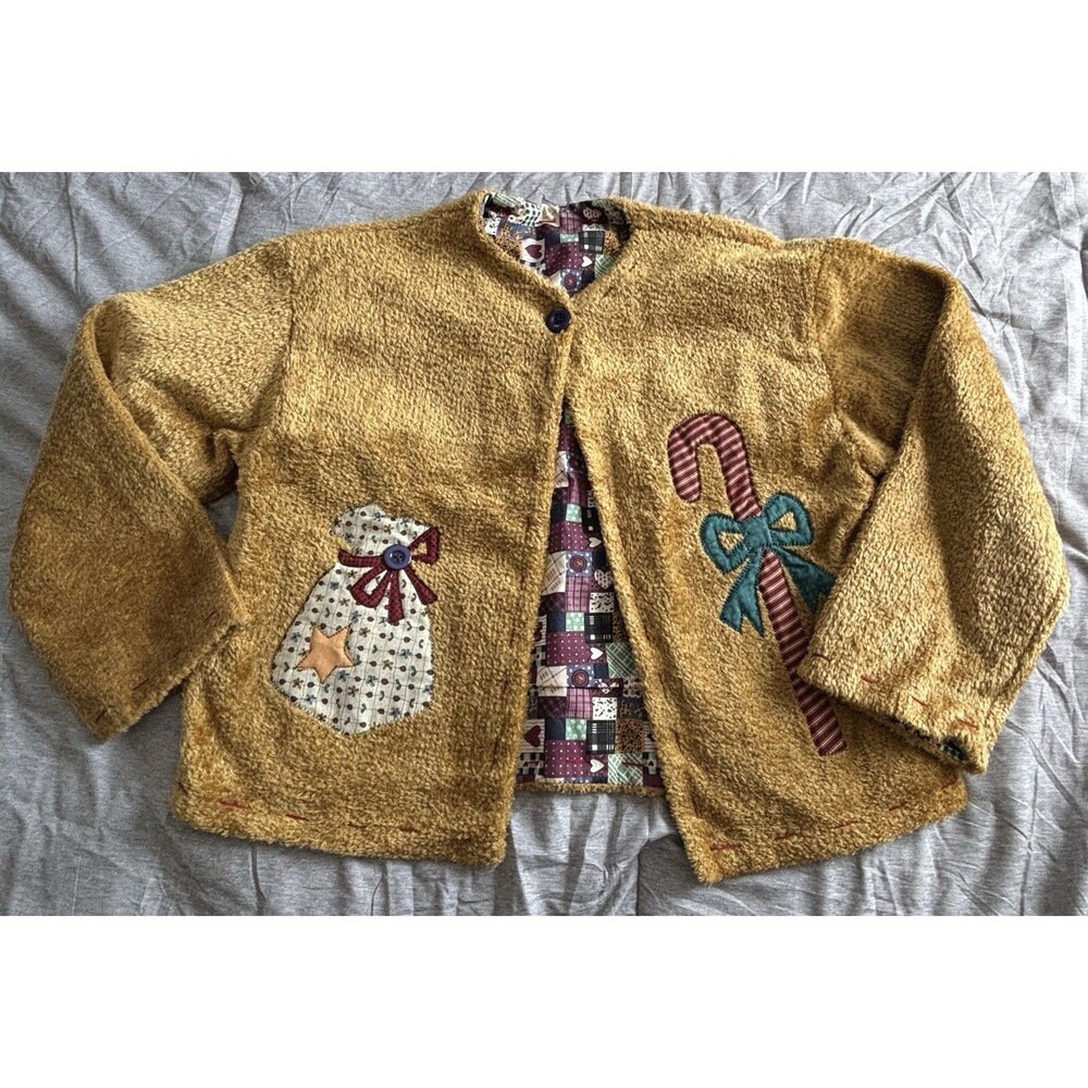 The Ultimate Reversible Ugly Christmas Sweater Quilt Look Size Large